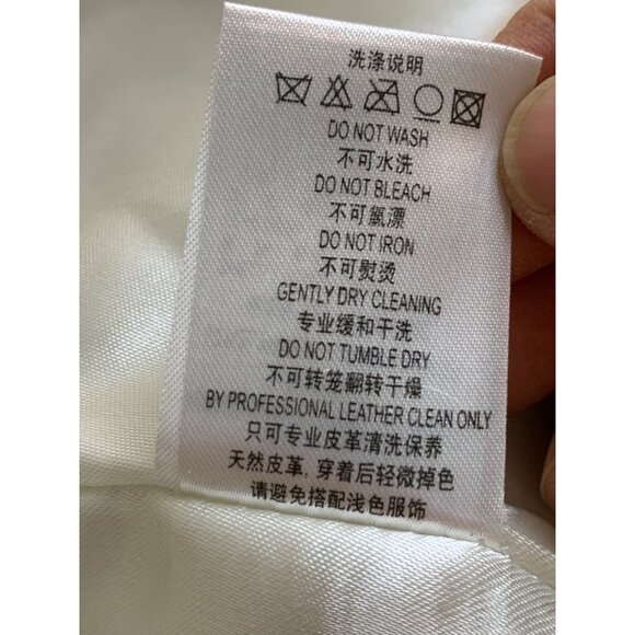 NWT Only Brand Womens White Genuine Rabbit Fur Hooded Vest 8936 Size XS/S - Picture 11 of 11